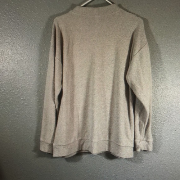 Pink women’s small white sweatshirt logo long sleeve pullover terry cloth crew - Picture 2 of 4